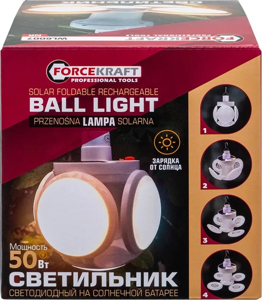 Фонарь ForceKraft FK-WL6007 NR