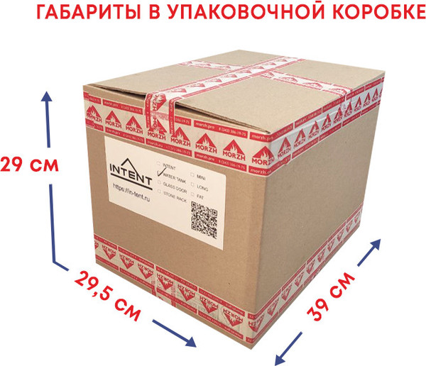 Бак для нагрева воды Intent Квадрат 90мм