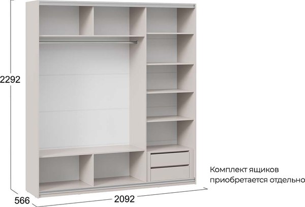 Шкаф-купе ТриЯ Оскар Скания Т2 2100 / 268761