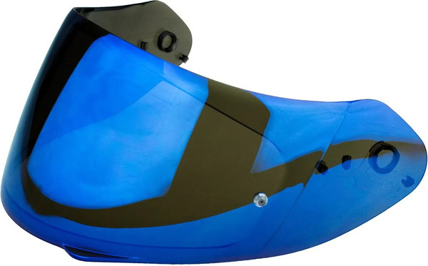 Визор для мотошлема Scorpion Exo Mirror Blue Ellip-tec Maxvision KDF14-3 Ece 22-06 - фото