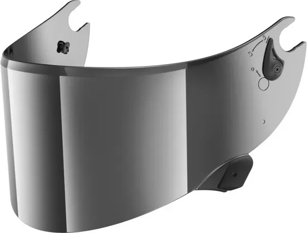 Визор для мотошлема Shark Helmets Race-R / VZ10031P-CHR-TU (хром) - фото
