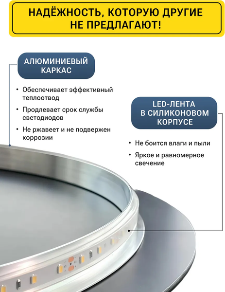 Зеркало Emze 45x77 / LED.NF.45.77.AF.4K