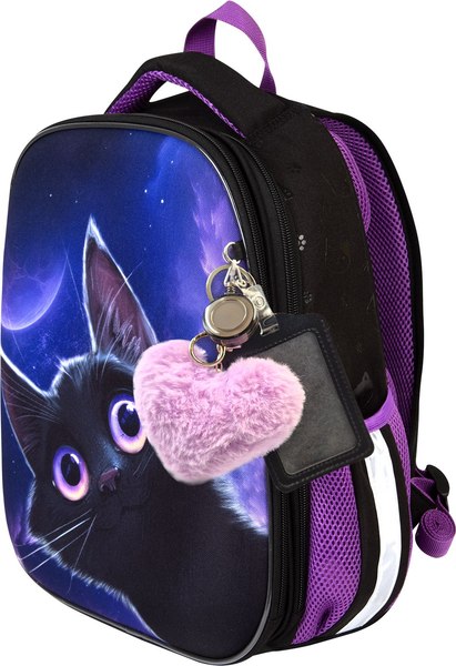 Школьный рюкзак Schoolformat Ergonomic Light 2 Игривый космокотик / РЮКЖКМБ2-ИКК