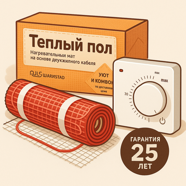 Теплый пол электрический Warmstad WSM 175W-1.2m / 100037084600