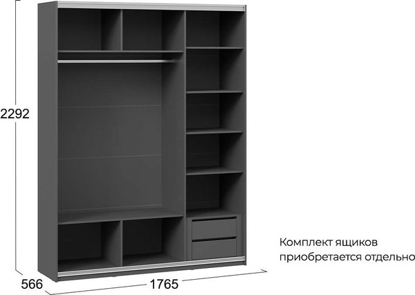 Шкаф-купе ТриЯ Оскар Хилтон Т2 1800 / 271093