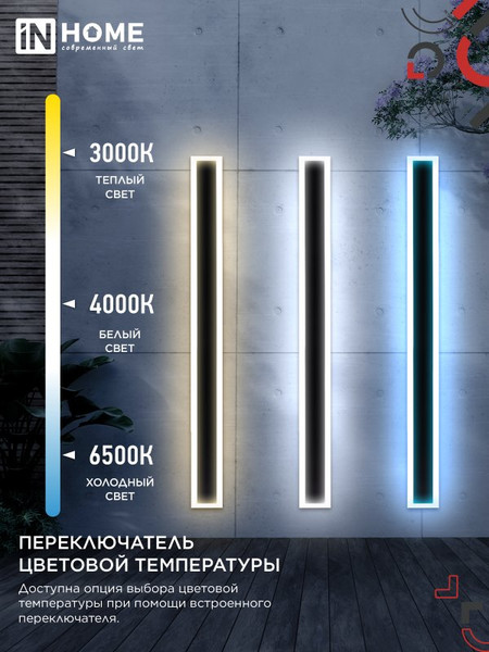 Светильник уличный INhome MARS120-40AC-ВL / 4690612060972