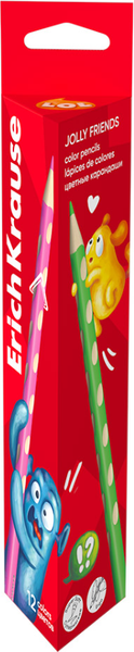 Набор цветных карандашей Erich Krause Jolly Friends / 63600 - фото