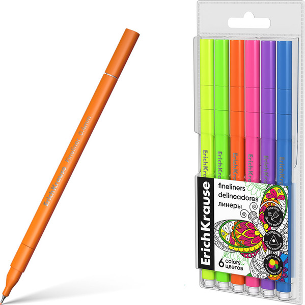 Набор лайнеров Erich Krause Art Spirit Neon / 62953 - фото