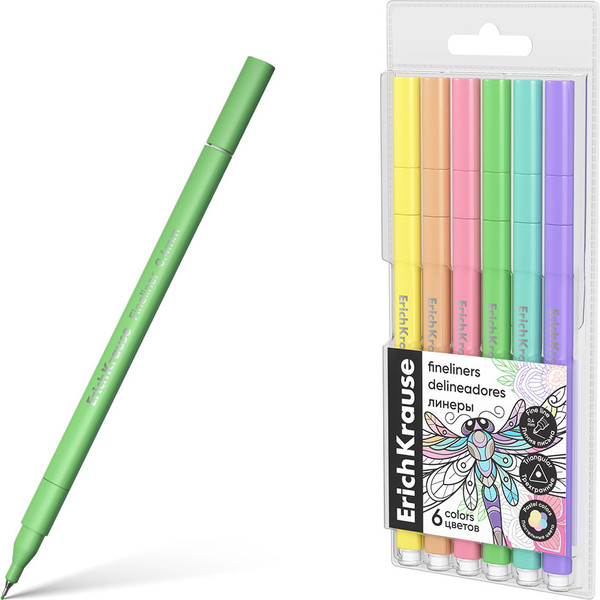 Набор лайнеров Erich Krause Art Spirit Pastel / 62952 - фото