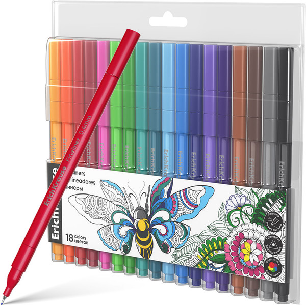 Набор лайнеров Erich Krause Art Spirit / 62950 - фото