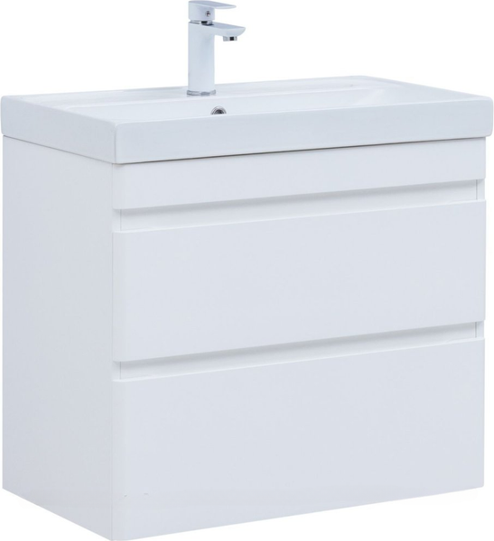 Тумба под умывальник Aquanet Слим 70 2 ящ / 346048 - фото