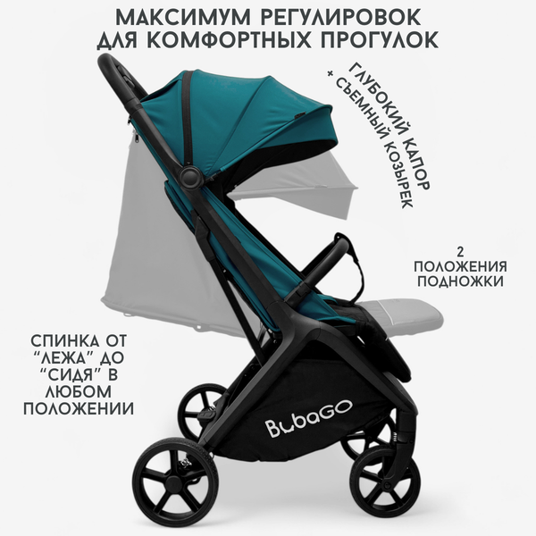 Детская прогулочная коляска Bubago Luna / BG 154-2