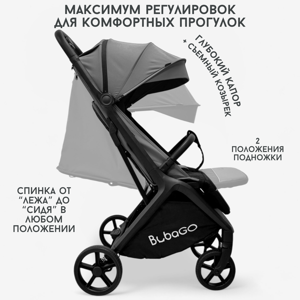 Детская прогулочная коляска Bubago Luna / BG 154-3