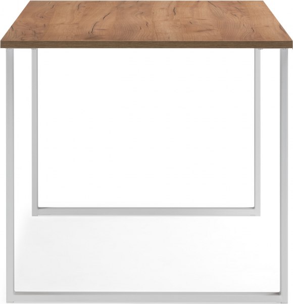 Обеденный стол Notta Лиман 140x80 / 619214 (дуб крафт золотой/белый матовый)