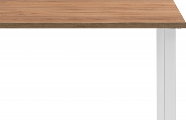 Обеденный стол Notta Лиман 140x80 / 619214 (дуб крафт золотой/белый матовый)