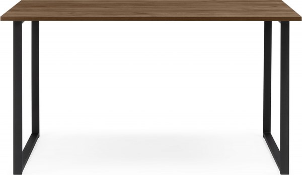 Обеденный стол Notta Лиман 140х80 / 615156 (дуб крафт табачный/черный матовый)