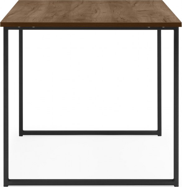 Обеденный стол Notta Лиман 140х80 / 615156 (дуб крафт табачный/черный матовый)