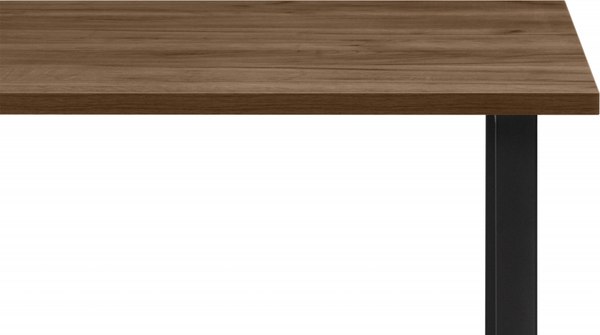 Обеденный стол Notta Лиман 140х80 / 615156 (дуб крафт табачный/черный матовый)