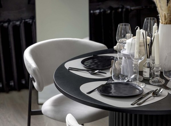 Обеденный стол Notta Барел 110 / 615169 (черный/черный)