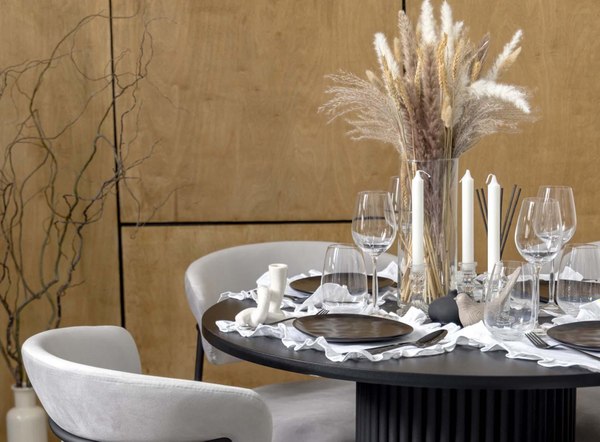 Обеденный стол Notta Барел 110 / 615169 (черный/черный)