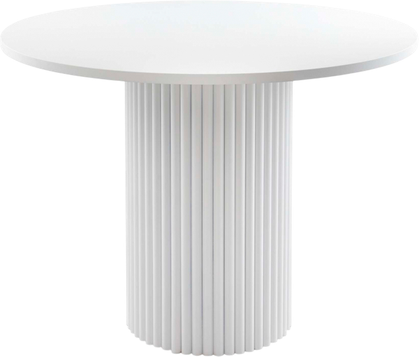 Обеденный стол Notta Барел 100 / 615163 (белый/белый) - фото