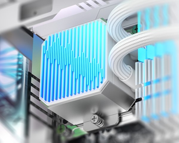 Кулер для процессора ID-Cooling DX240 Max White
