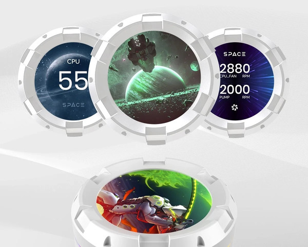 Кулер для процессора ID-Cooling SL240 XE White