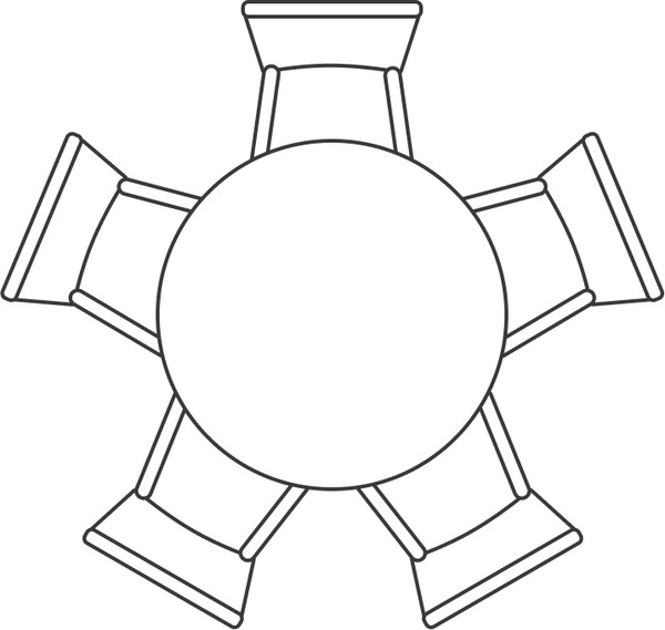 Обеденный стол Woodville Тера 100х100х76 / 615272