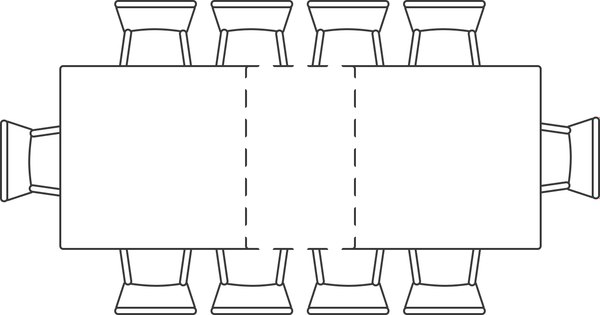 Обеденный стол Woodville Маре 200-260х100х77 / 588045