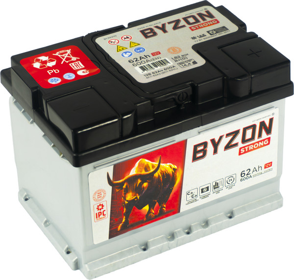 Автомобильный аккумулятор BYZON Strong R+