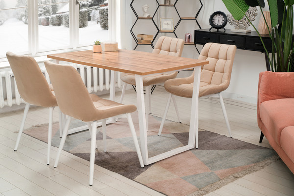 Обеденный стол Notta Лота Лофт 140 25 мм / 489651