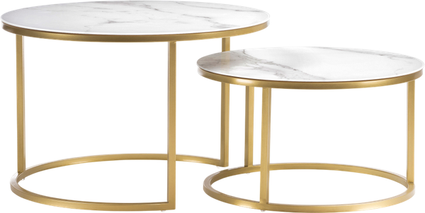 Комплект журнальных столиков Woodville Плумерия / 500008 - фото