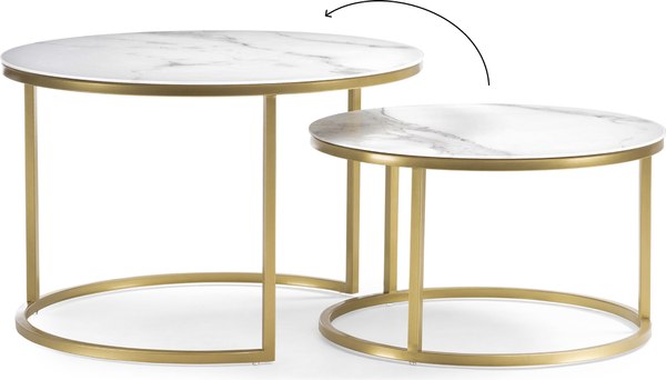 Комплект журнальных столиков Woodville Плумерия / 500008