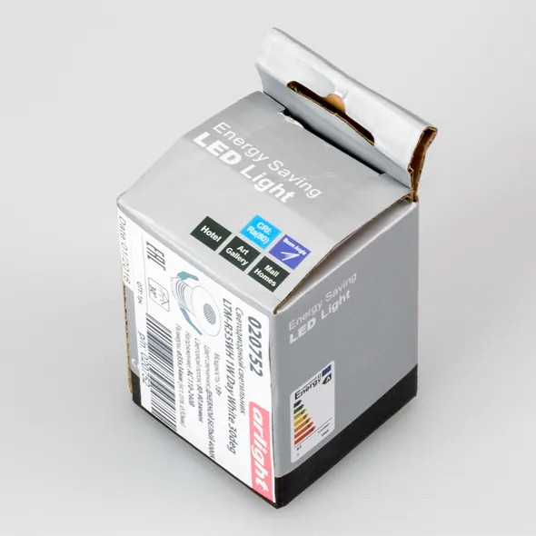 Точечный светильник Arlight LTM-R35WH 1W Warm White 30deg / 020753