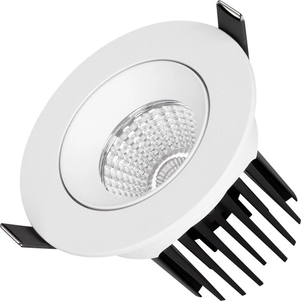 Точечный светильник Arlight MS-ATOLL-BUILT-TURN-R94-10W Warm3000 WH 60deg / 044603 - фото