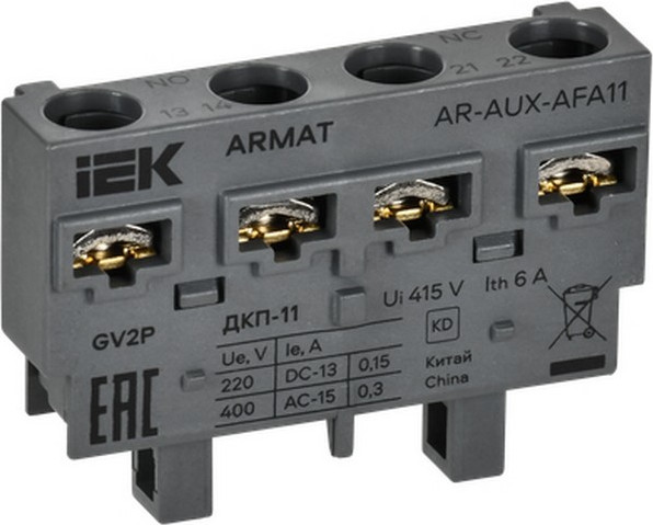 Дополнительный контакт IEK AR-AUX-AFA11 - фото