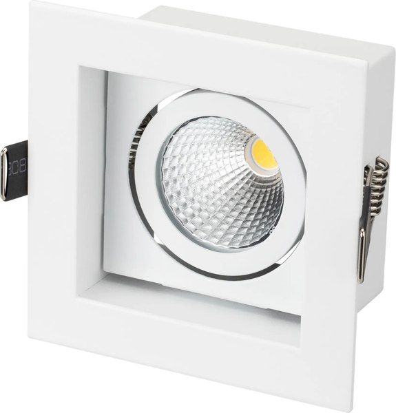 Точечный светильник Arlight CL-KARDAN-S102x102-9W Warm WH 38deg / 024137 - фото