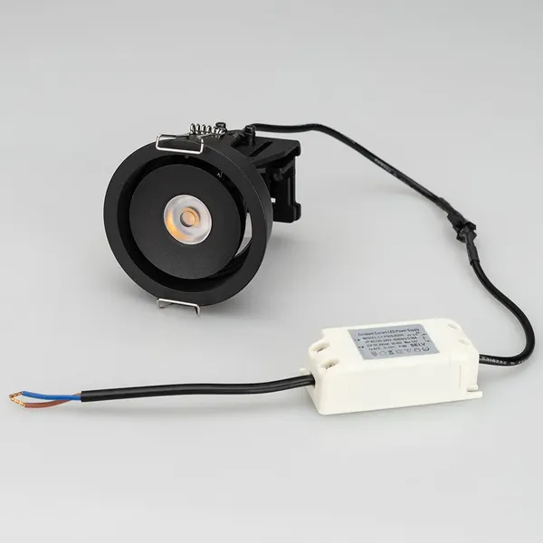 Точечный светильник Arlight CL-SIMPLE-R78-9W Warm3000 BK 45deg / 028147