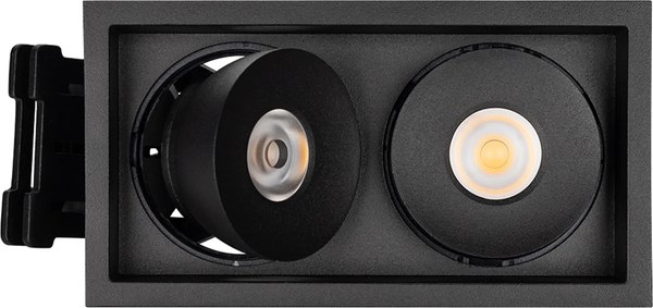 Точечный светильник Arlight CL-SIMPLE-S148x80-2x9W Day4000 BK 45deg / 026877