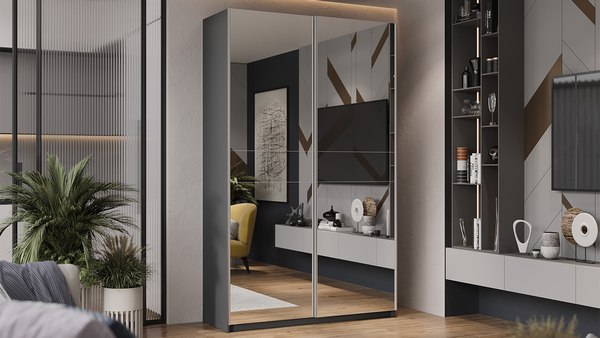 Шкаф-купе ТриЯ Оскар Т2 1400 / 271169