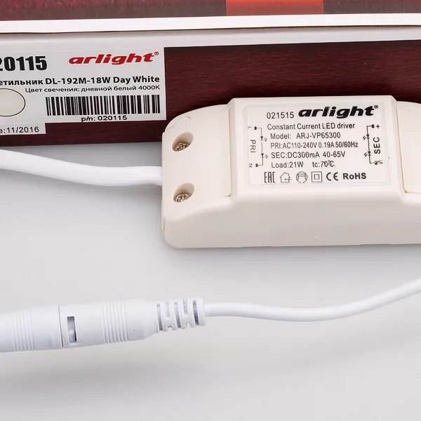 Точечный светильник Arlight DL-192M-18W Day White / 020115