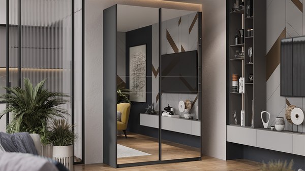 Шкаф-купе ТриЯ Оскар Т2 1400 / 271172