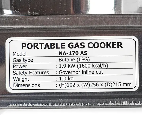 Плита туристическая Namilux NA-P3711AS/NA-170AS