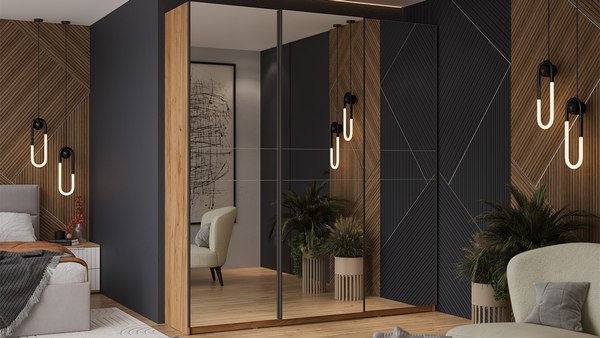 Шкаф-купе ТриЯ Оскар Т2 2100 / 271193