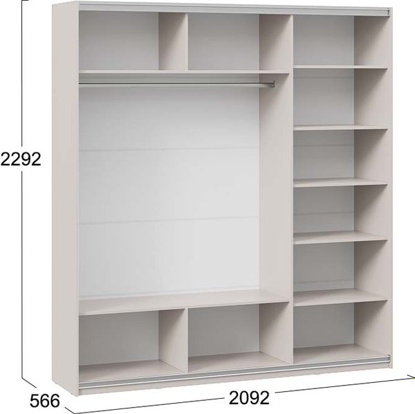 Шкаф-купе ТриЯ Оскар Т2 2100 / 271179