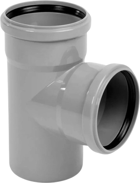 Тройник внутренней канализации МультиМирПласт Ду 110х110х87.5 - фото