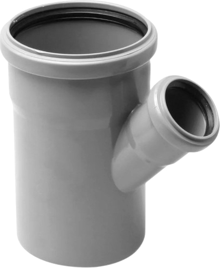 Тройник внутренней канализации МультиМирПласт Ду 110х50х45 - фото