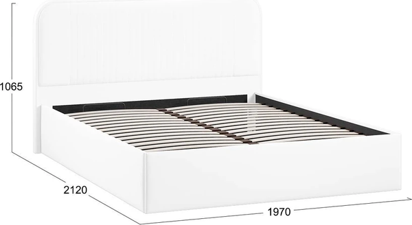 Двуспальная кровать ТриЯ Тиффани Тип 1 c ПМ 180x200