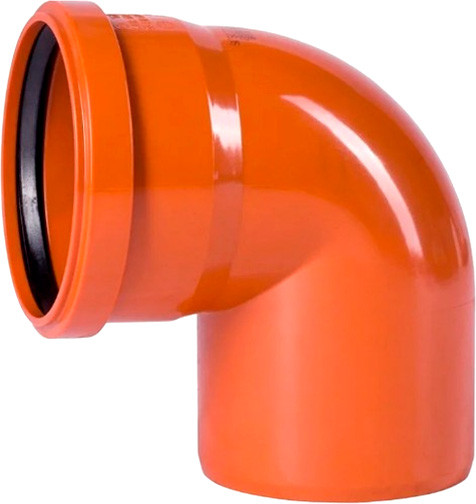 Отвод наружной канализации МультиМирПласт Ду 160х87.5 SN4 - фото