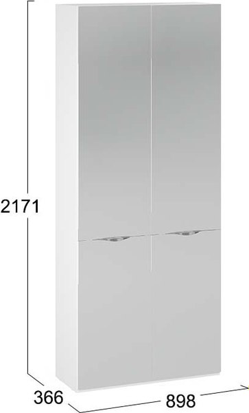 Шкаф ТриЯ Глосс 366 / СМ-319.07.014